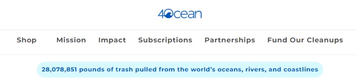 4Ocean Best Ecommerce Products