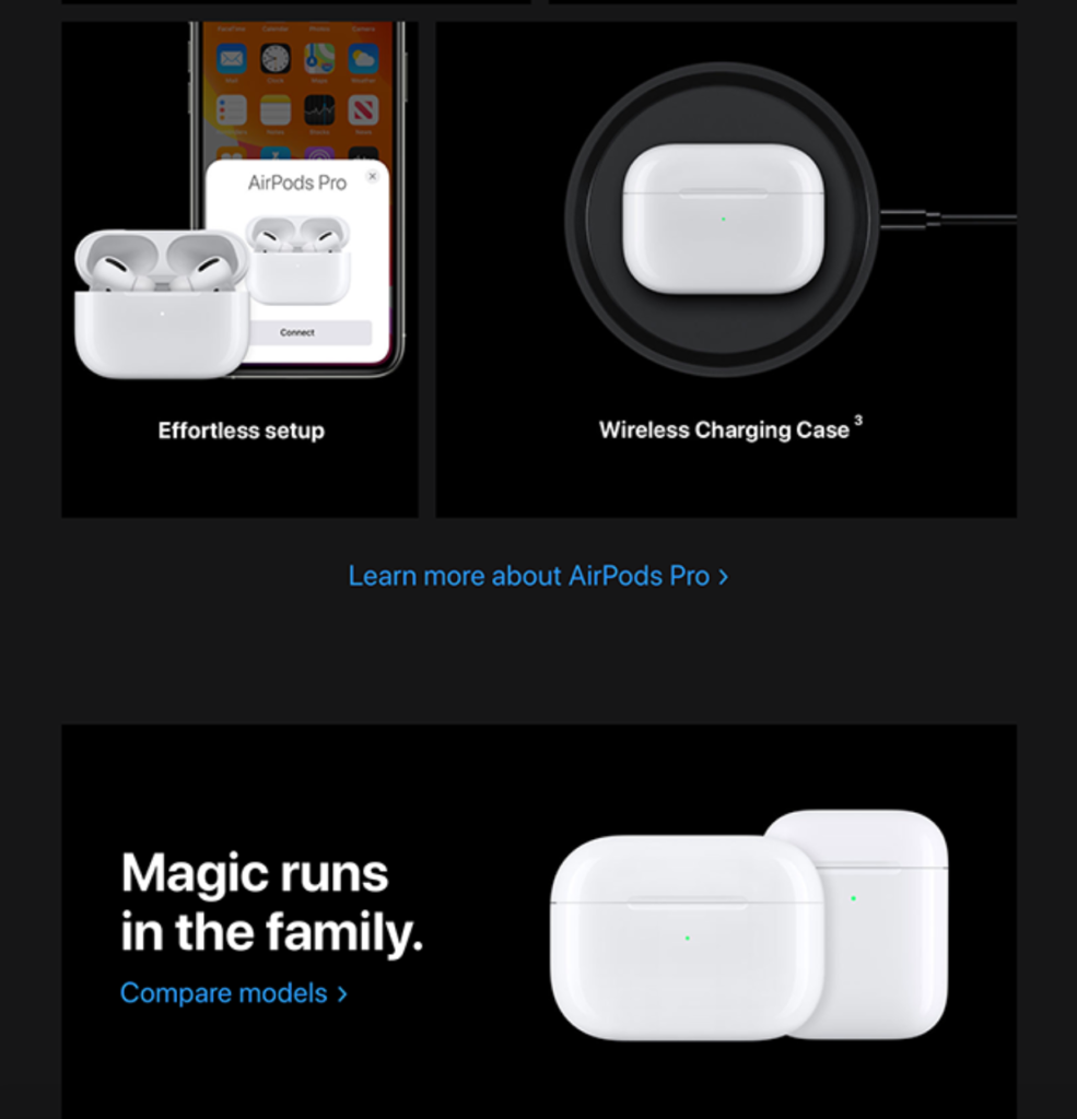 Apple Airpods Pro Accessories Product Launch Email Example