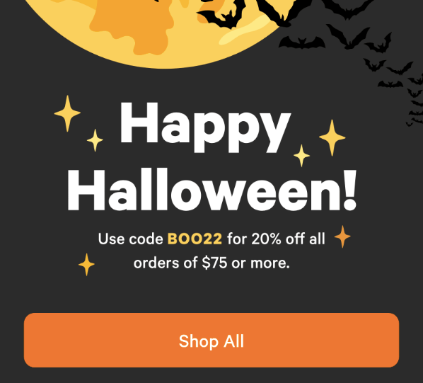 Baron Fig Halloween Discount Code Halloween Popup Examples