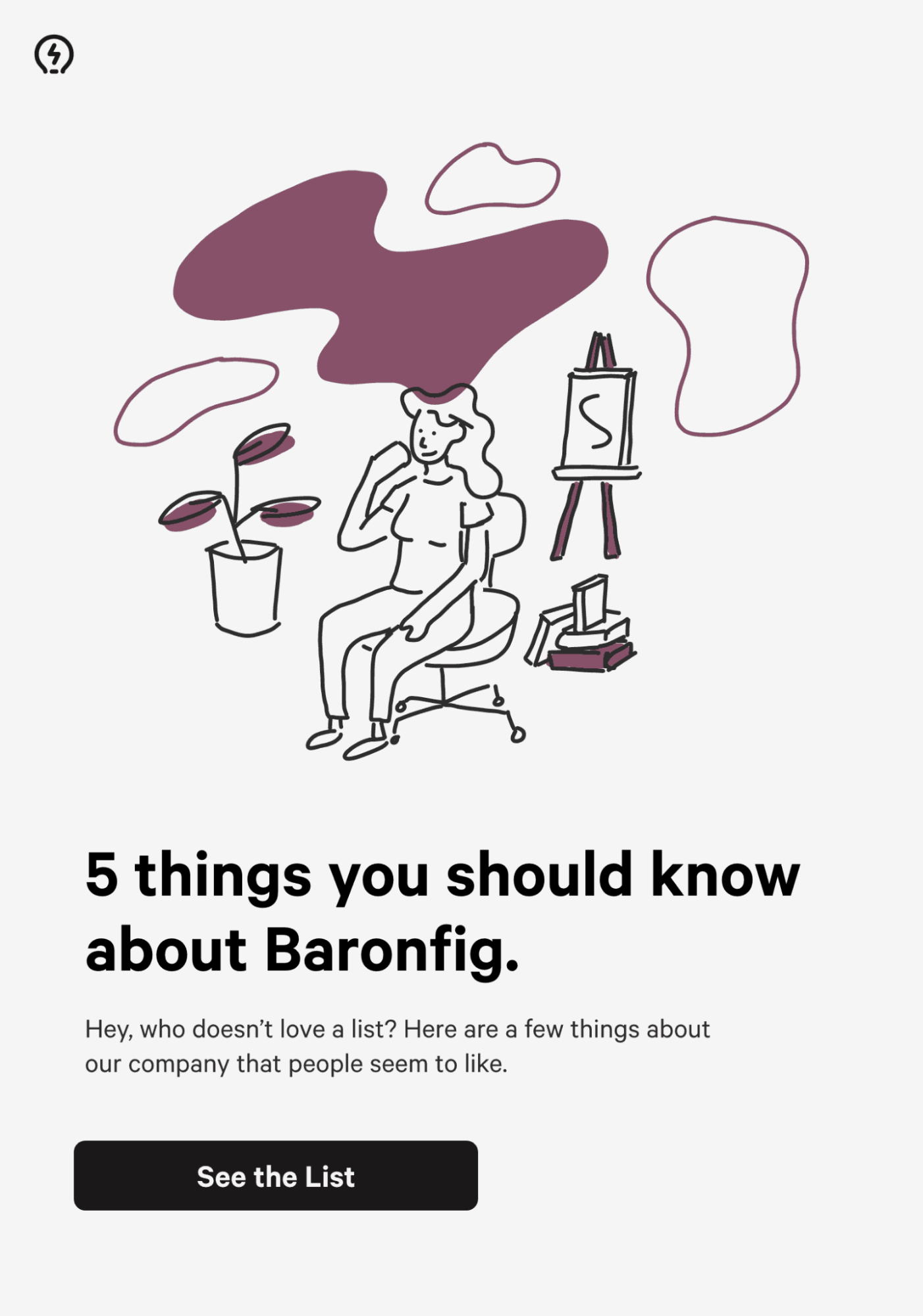 Baron Fig Targeted Email