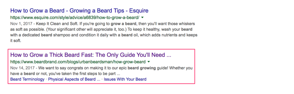 BeardBrand Guide Google Search Small Business Marketing Strategies