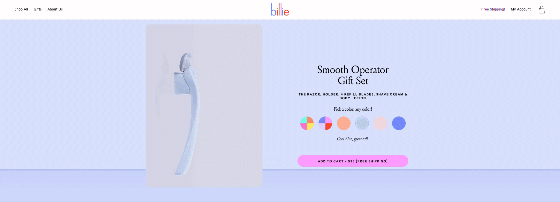 Billie Product Page 5