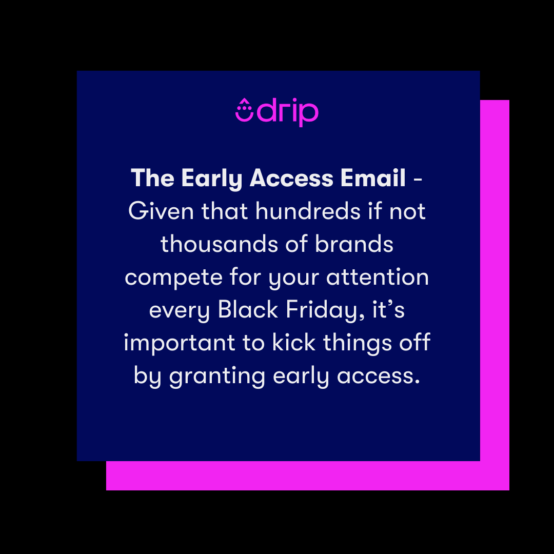 Black Friday Tips The Early Access Email