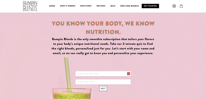 BumpinBlends Advanced Welcome Email