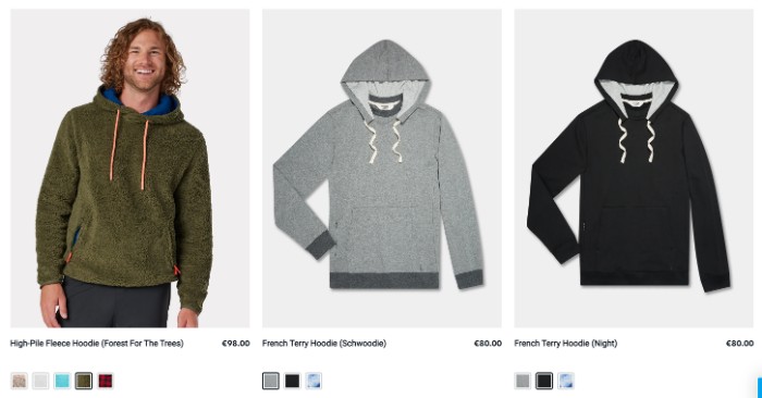 Chubbies Psychological pricing Ecommerce Pricing Examples