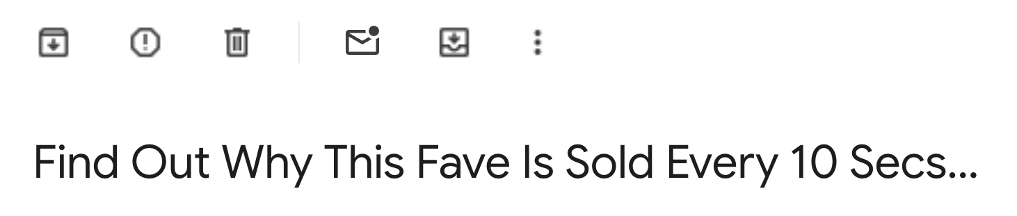 Email subject line with scarcity marketing and social proof