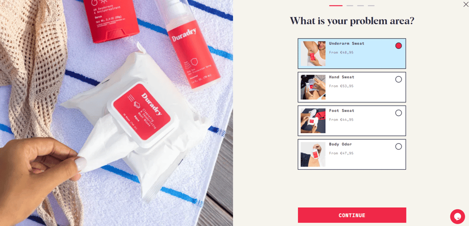 Duradry Personalization Quiz Advanced Welcome Email