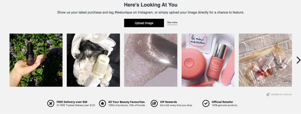 FeelUnique Instagram Inspiration Headless Commerce