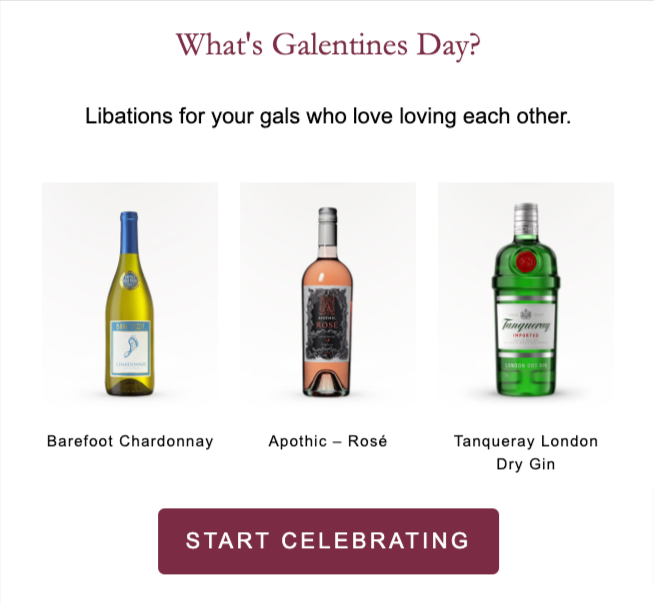 Galentines Day Email