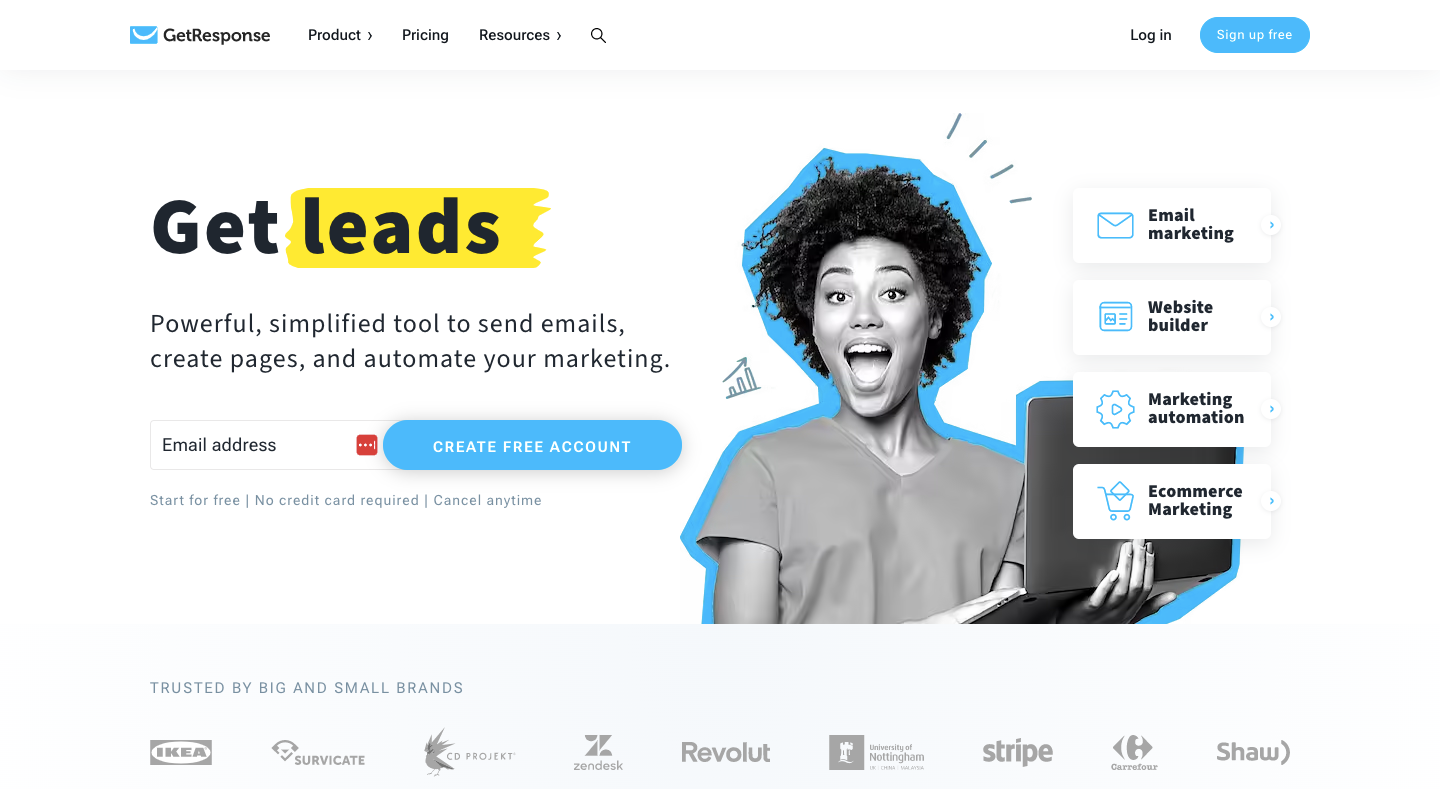 GetResponse Best Mailchimp Alternatives