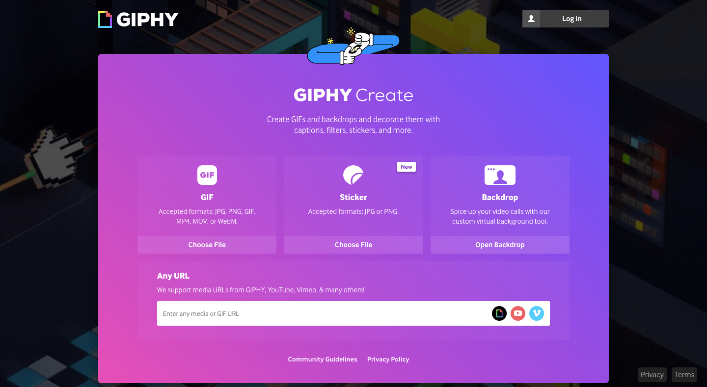 Giphy Create How to add a gif in an email