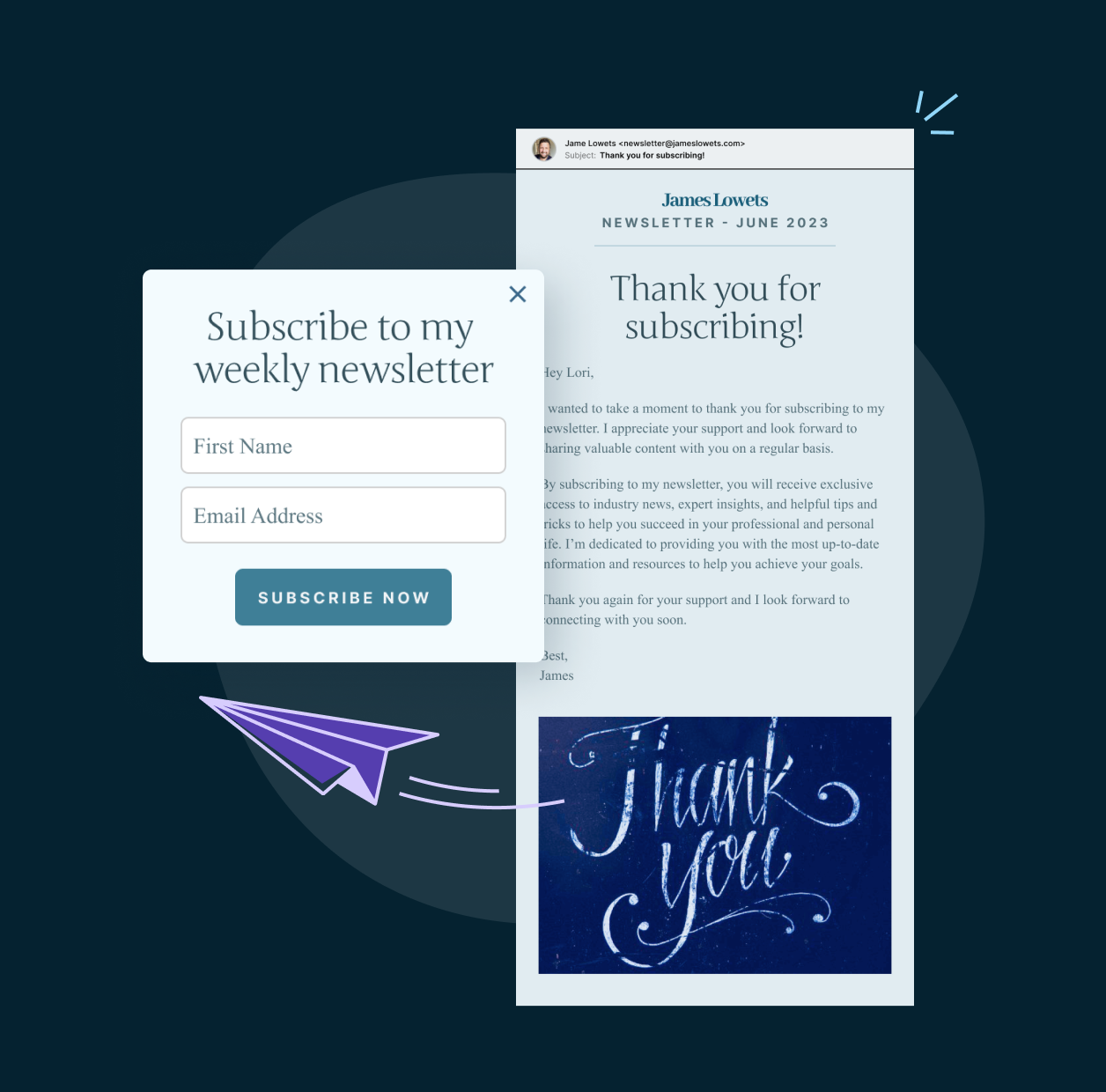 Email and Onsite Campaign