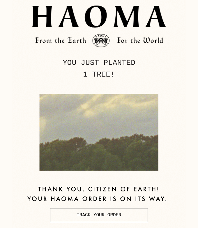 Haoma Tone in Email