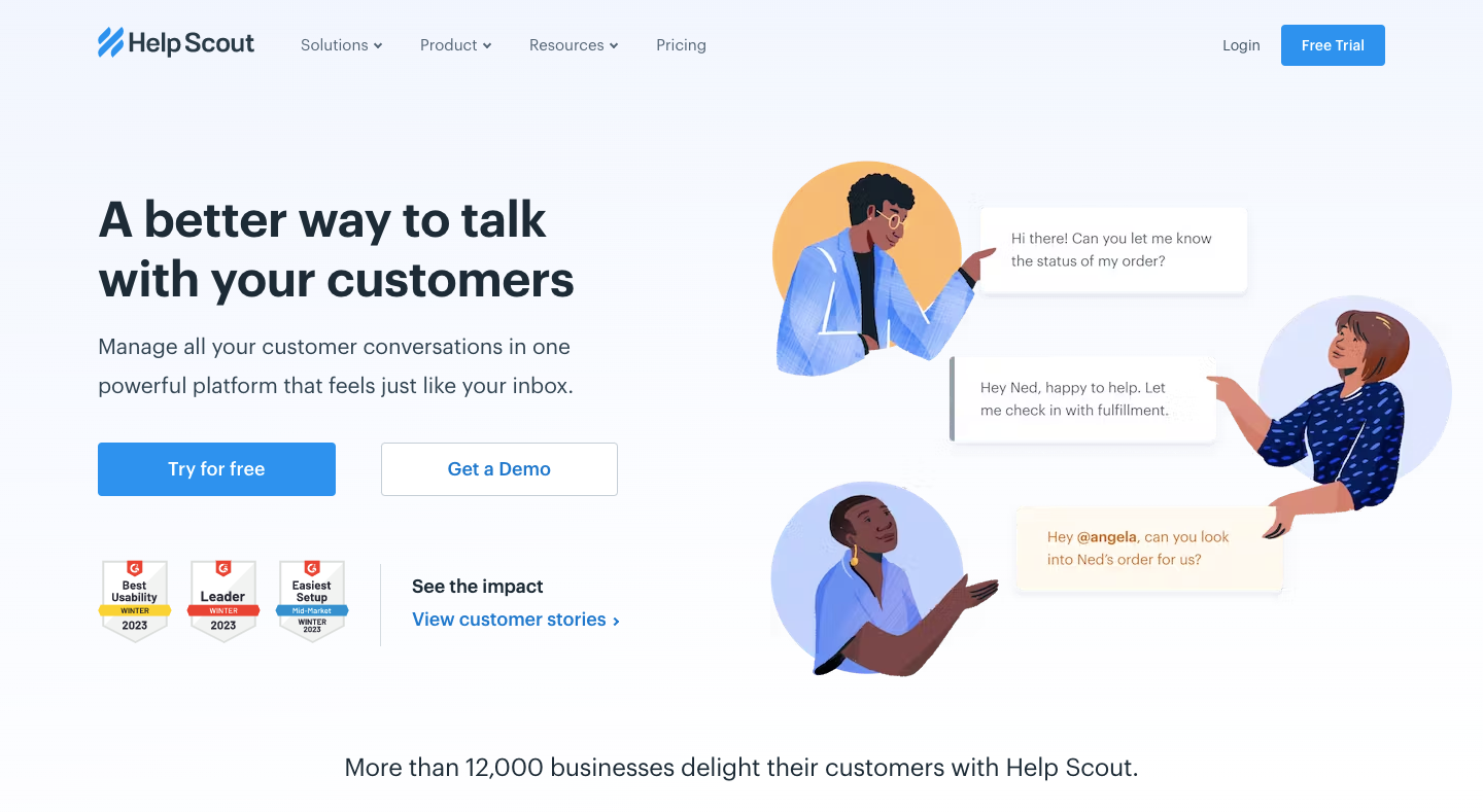 HelpScout Best Ecommerce Tools for Customer Centric Brands
