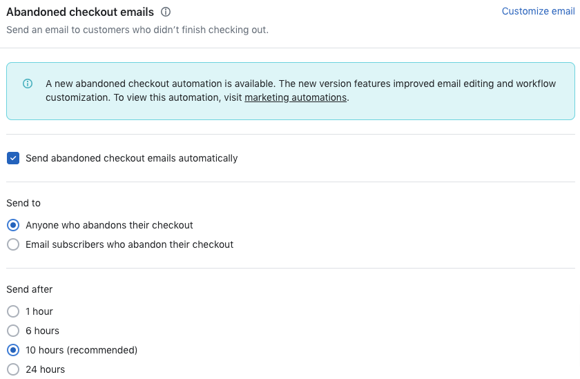 How to Set Up Cart Abandonment Emails in Shopify