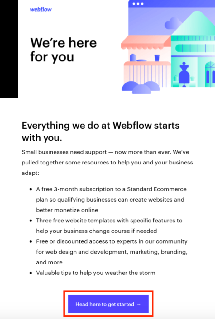 10 Webflow CTA button