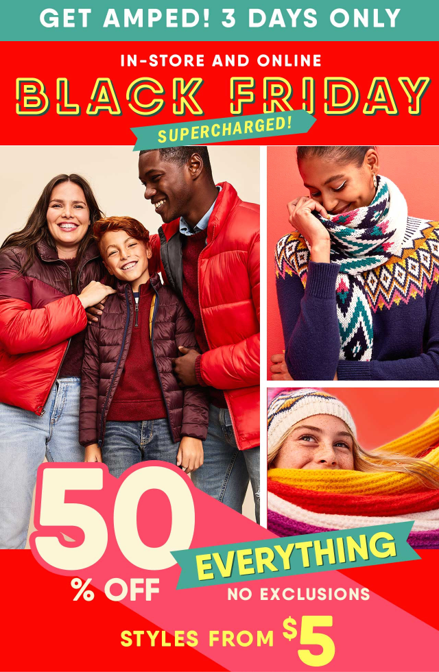 12 Old Navy Black Friday Email