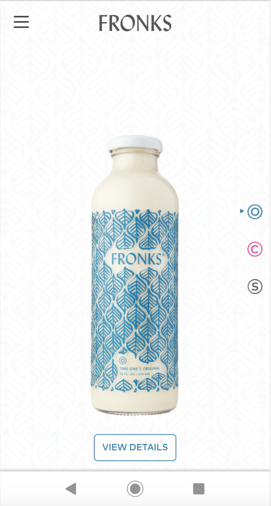 14 Fronks Milk Bottle