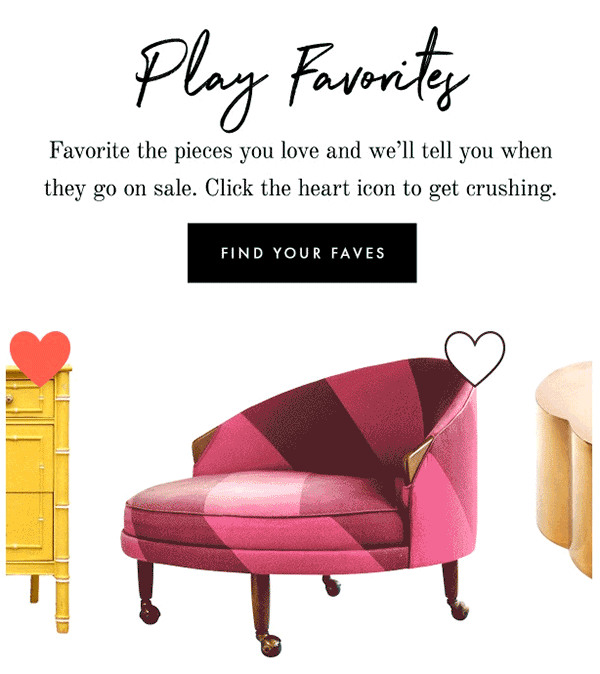 16 Chairish Wishlist Email