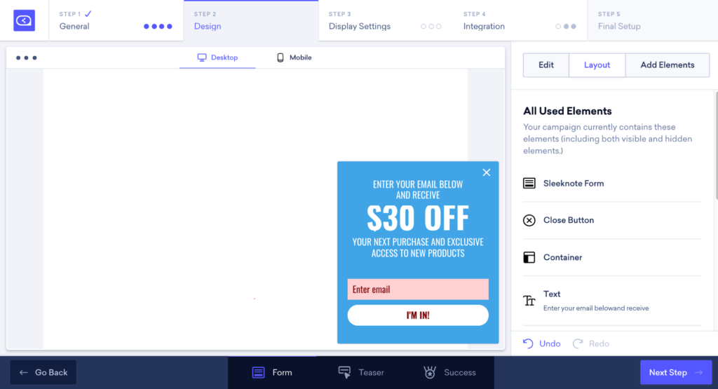 19 Blue Layout