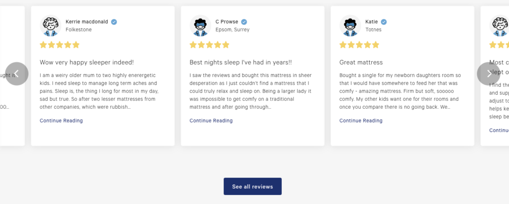 19 Casper Reviews Page