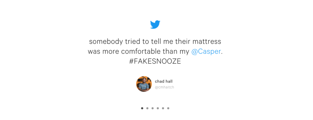 20 Casper Tweet Testimonial