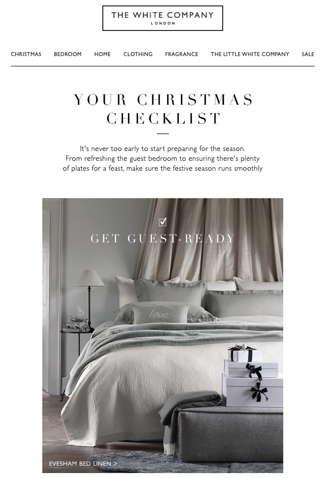 22 The White Company Fall Email