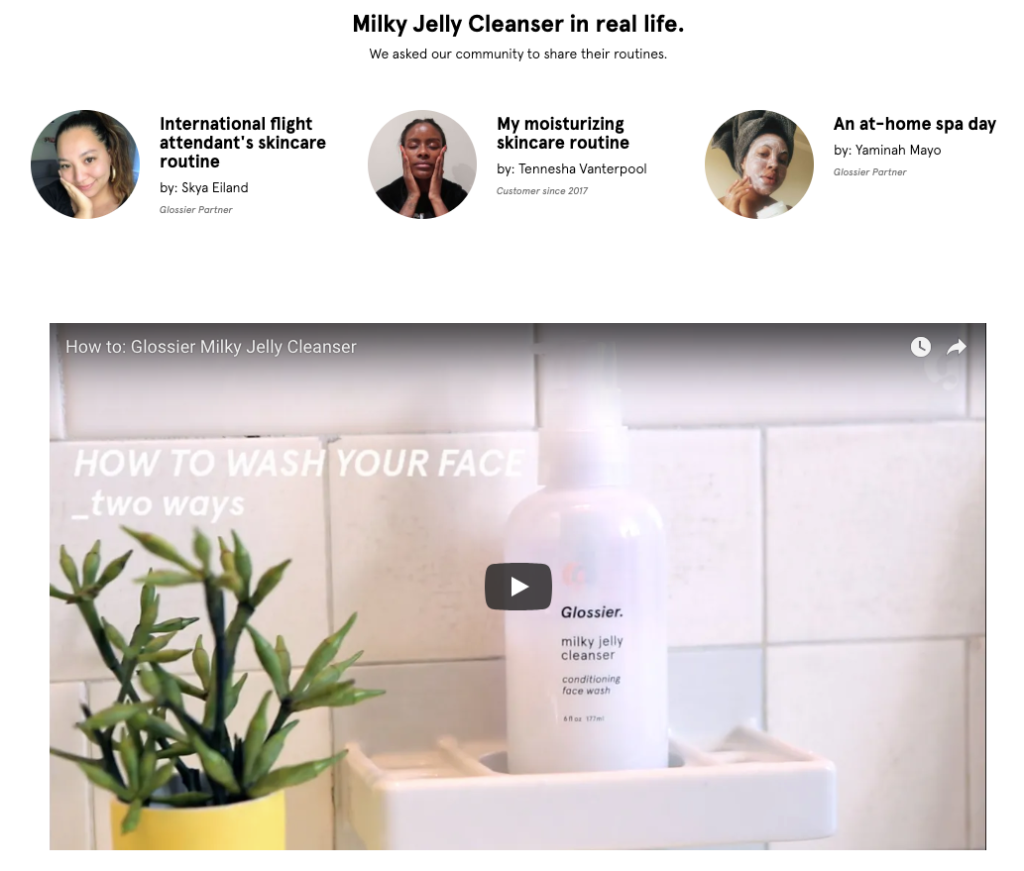 25 Glossier Community