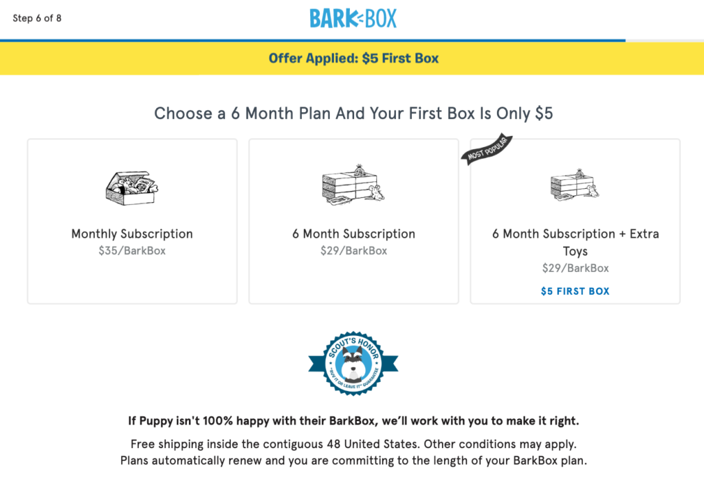 27 Barkbox Checkout 1
