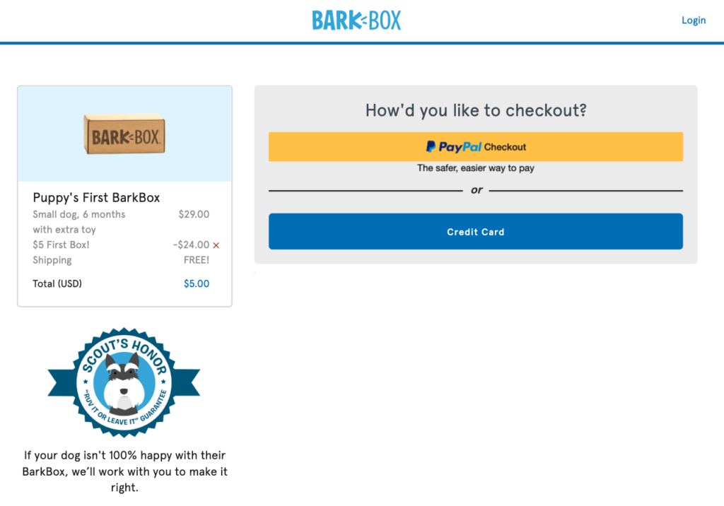 28 Barkbox Checkout 2