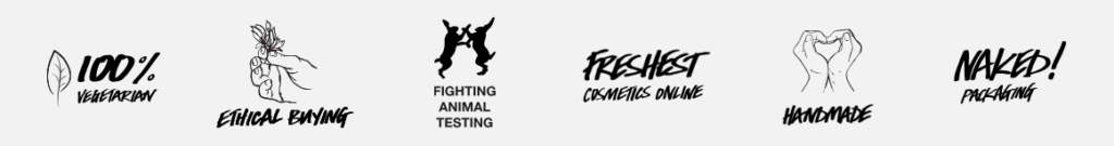 3 Lush Trust Badges