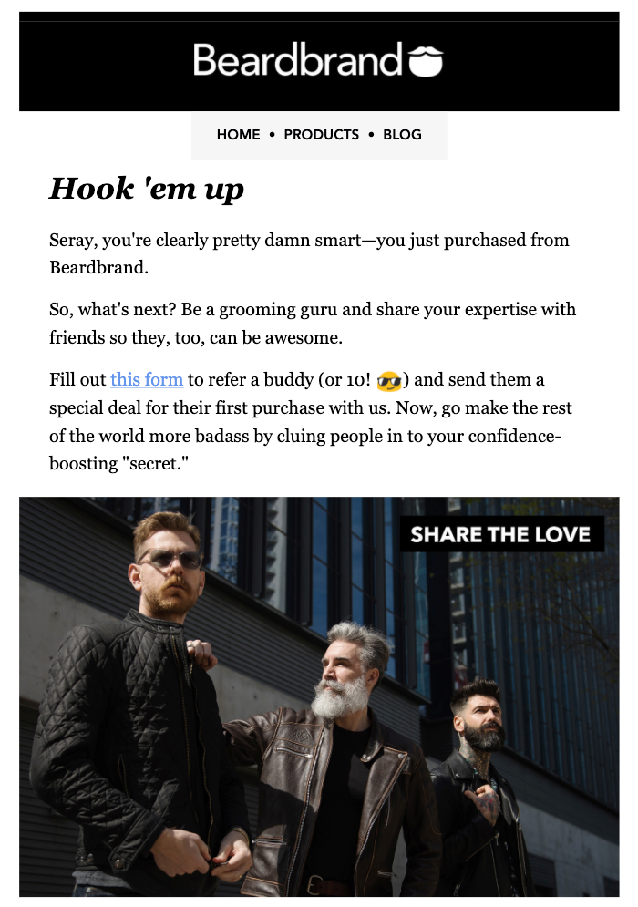 35 Beardbrand Referral Email