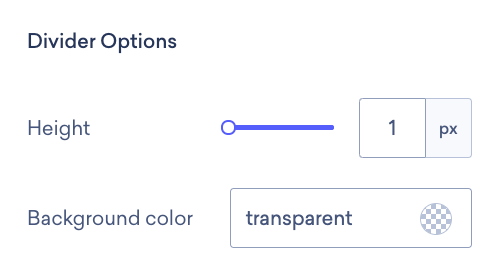 35 Divider Options
