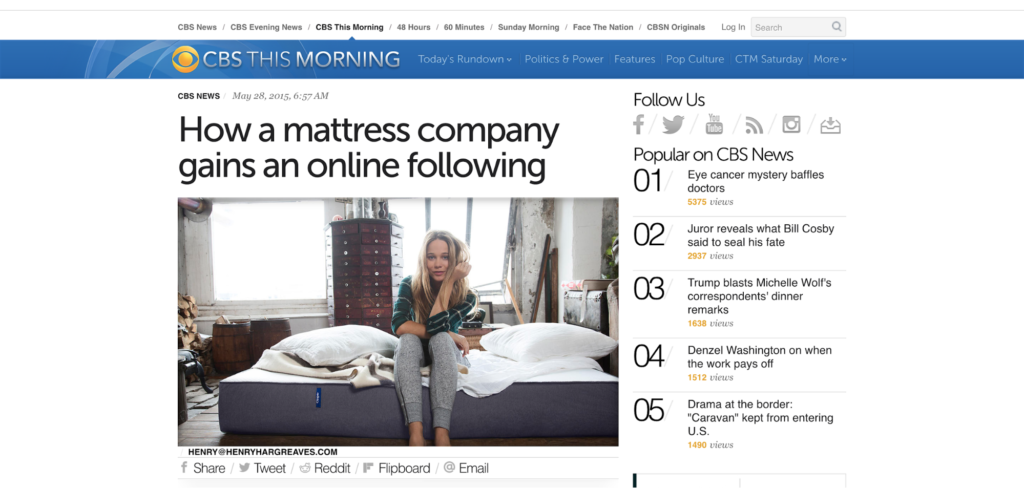 39 How a Mattress Company Gains an Online Following