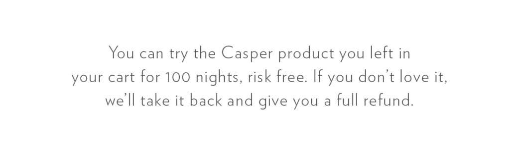 45 Casper Guarantee