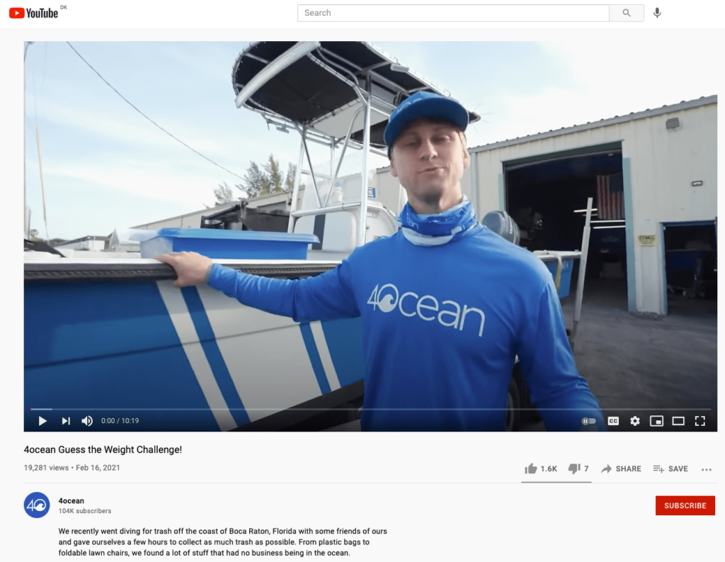 4ocean Guess the Weight Challenge YouTube