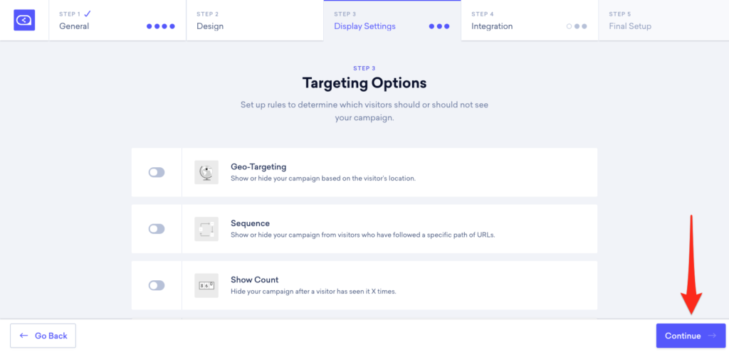 50 Continue Options