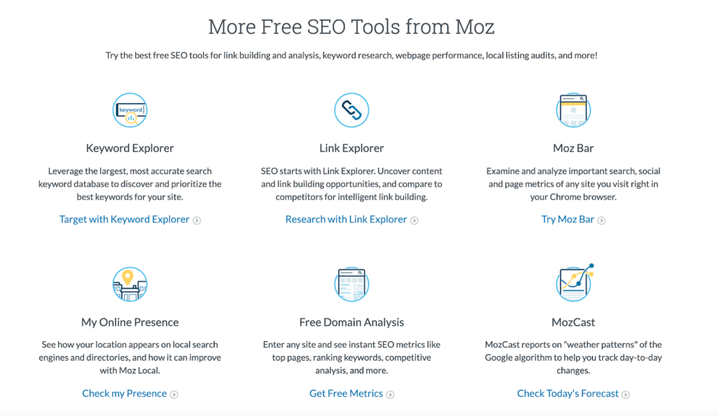 6 SEO Tools