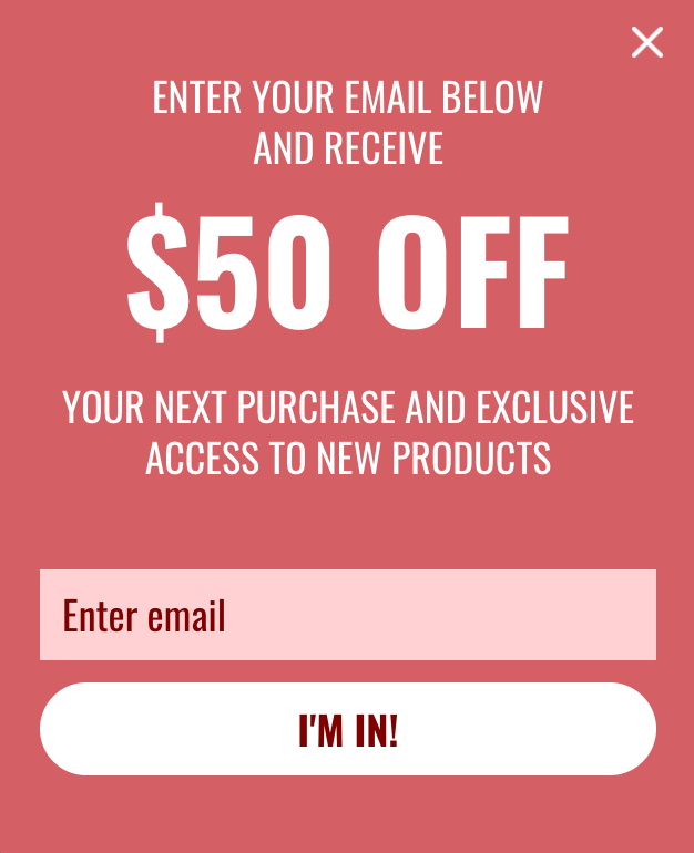 8 : 17 Email Discount