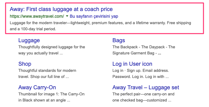 8 Away Value Proposition