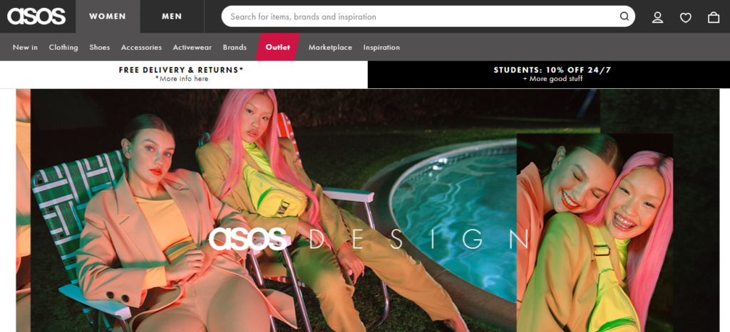 9 ASOS Homepage