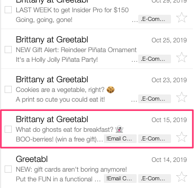 9 Greetabl Halloween Email Preview