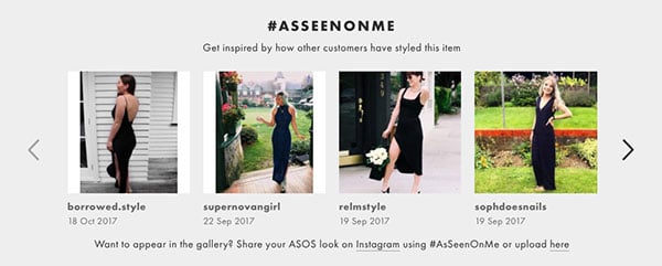 ASOS Product Marketing AsSeenOnMe