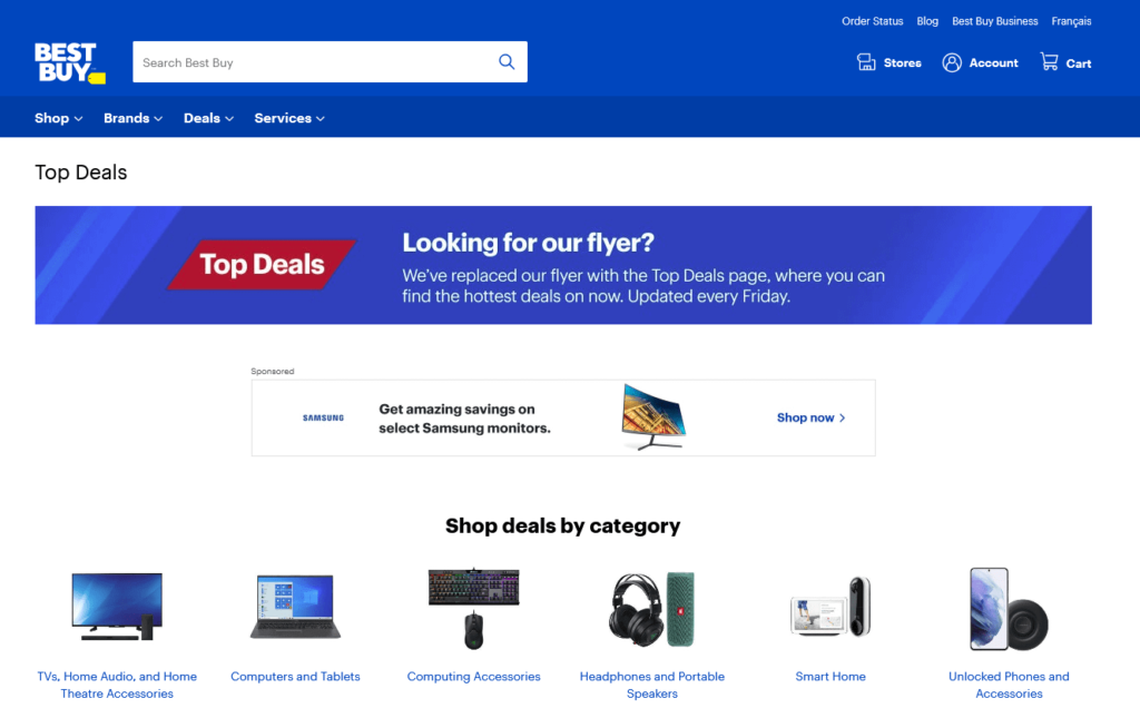 Best Buy Split Testing Idea