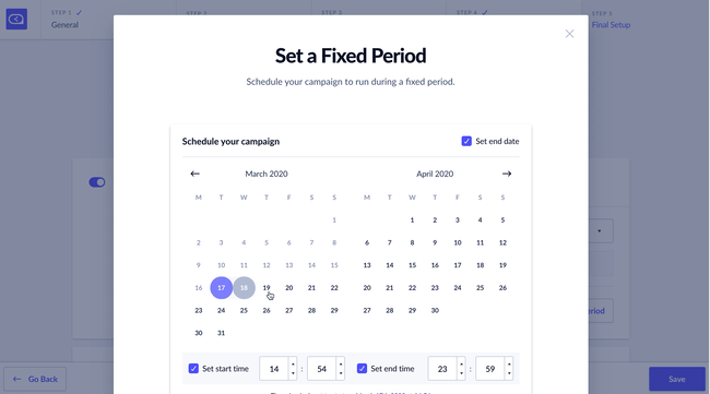 Advance Scheduling