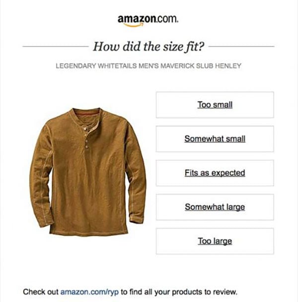 Amazon Follow-Up-Email