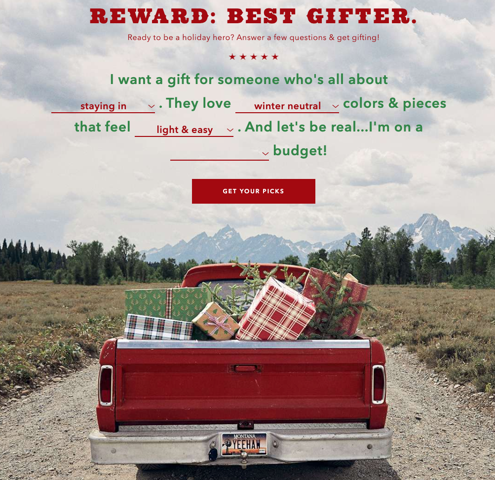 American Eagle Gift Finder Mad Libs