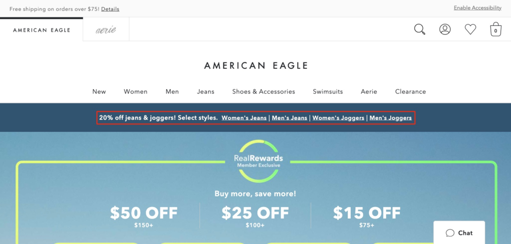 American Eagle Hello Bar