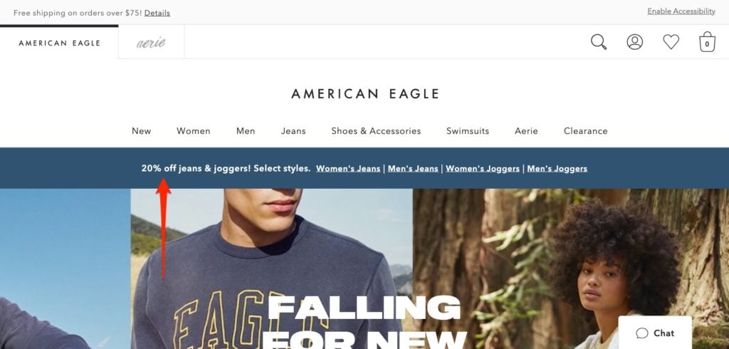 American Eagle Zoomed In