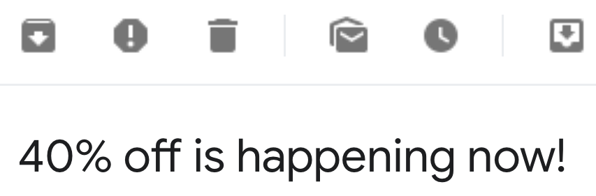 Banana Republic Subject Line